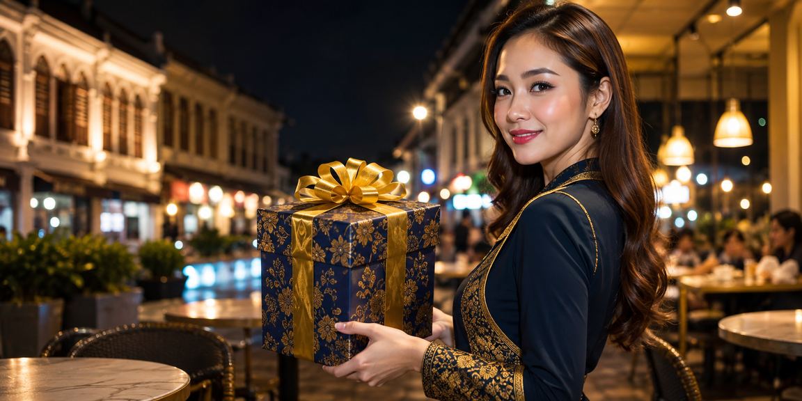 Suasana pertaruhan bergaya batik di Ipoh Malaysia