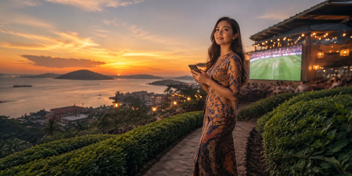 Peminat bola sepak di Kota Kinabalu menikmati pertaruhan sukan dengan gaya batik