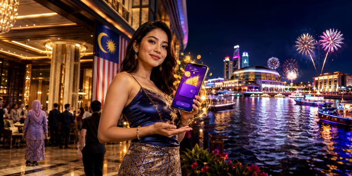 Pengguna Malaysia menggunakan aplikasi pertaruhan mudah alih 21200 di telefon pintar